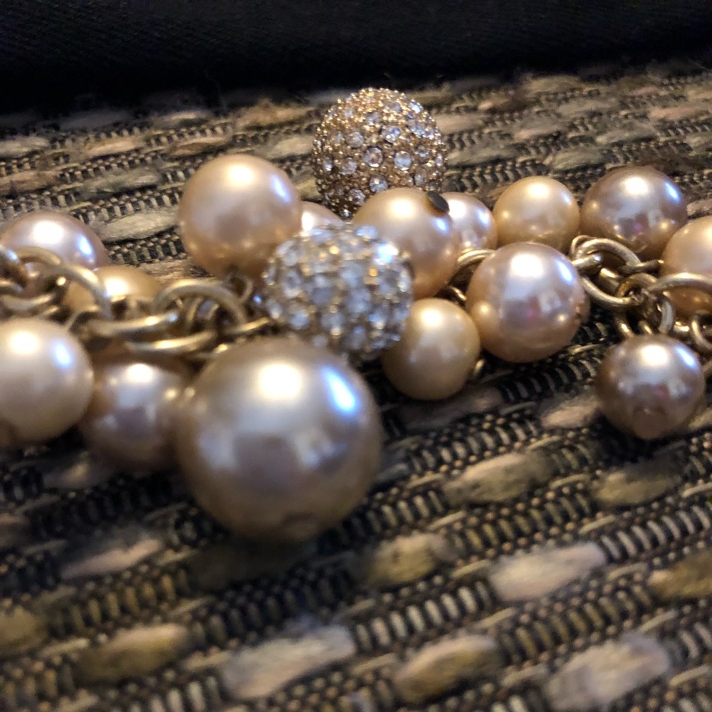 NWOT Carolee Large Champagne Toggle Bracelet - Picture 3 of 12